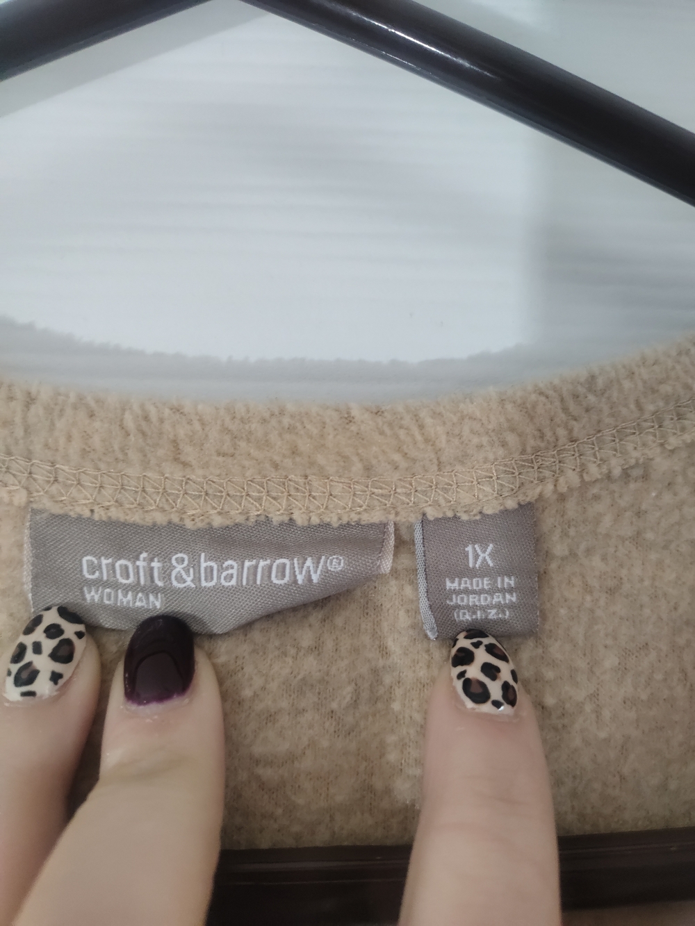 Croft & Barrow Cardinal Fleece - Picture 3 of 4